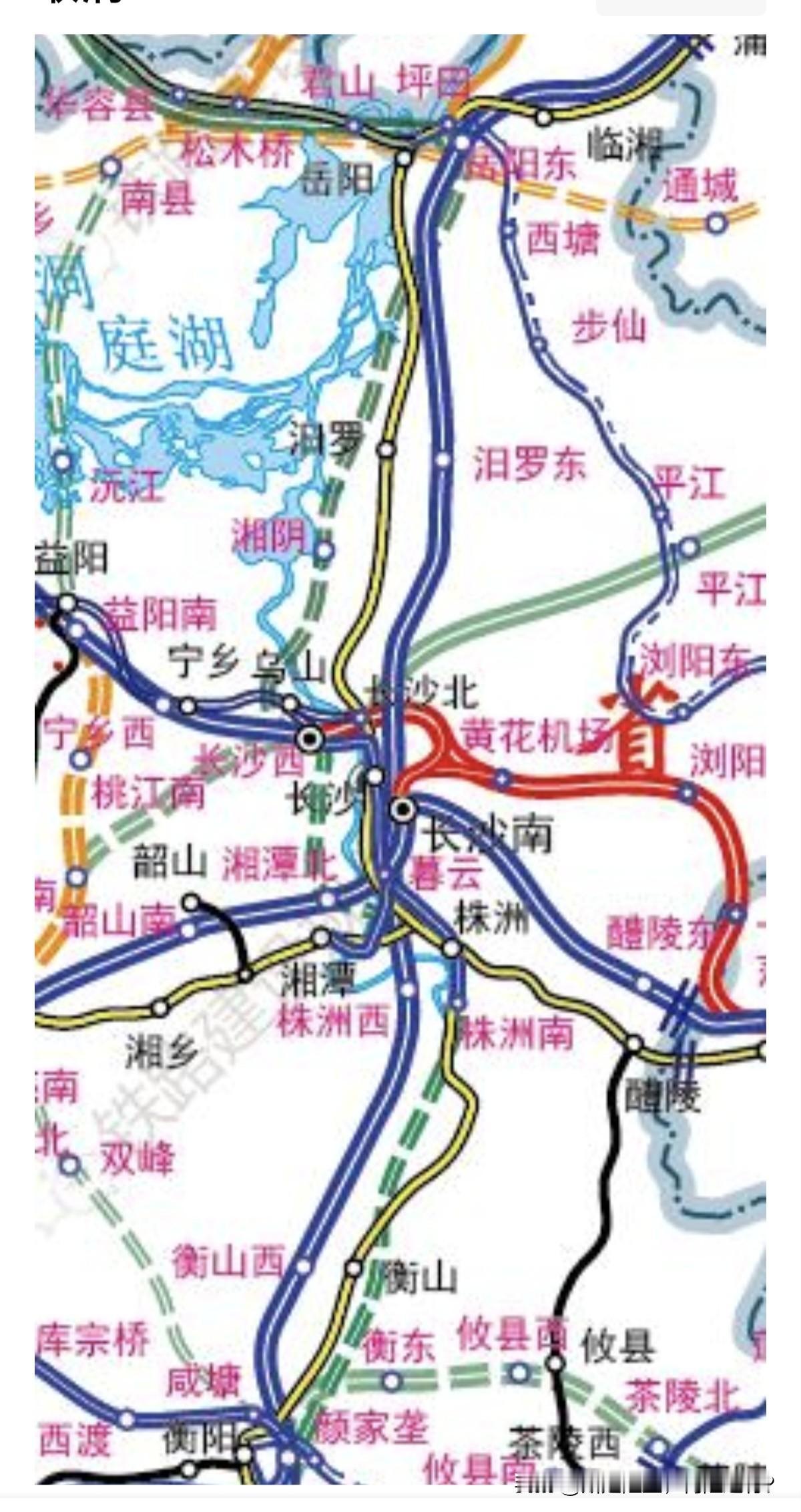 岳长衡城际悬而不批、迟迟无法落地无解吗？作为湖南南北主轴的关键轨道交通，岳长衡