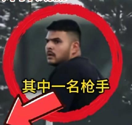 悉尼海滩枪击案凶手之一，看长相，像阿拉伯人或中亚、西亚那边人的，很年轻，白种人再