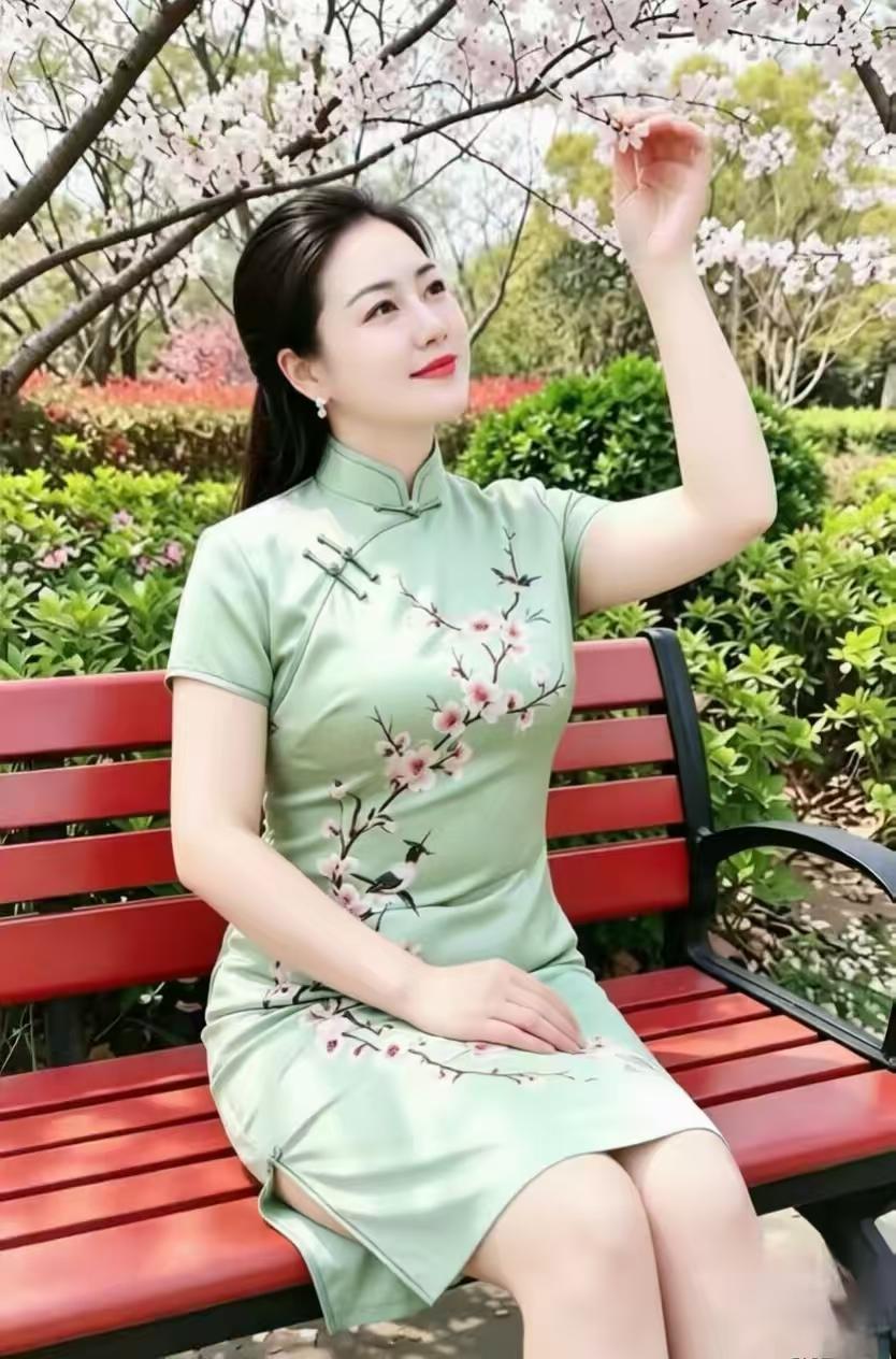旗袍韵旗袍凝韵自东方，含蓄温婉雅韵长。风骨深藏书卷气，一身尽是汉家香。