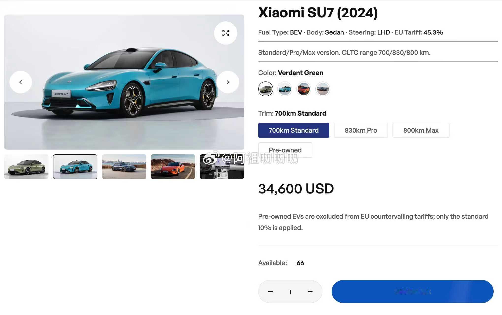 小米电动车横扫欧洲刚看到这张2025年欧洲中国电动车销量地图，一点意外都没有