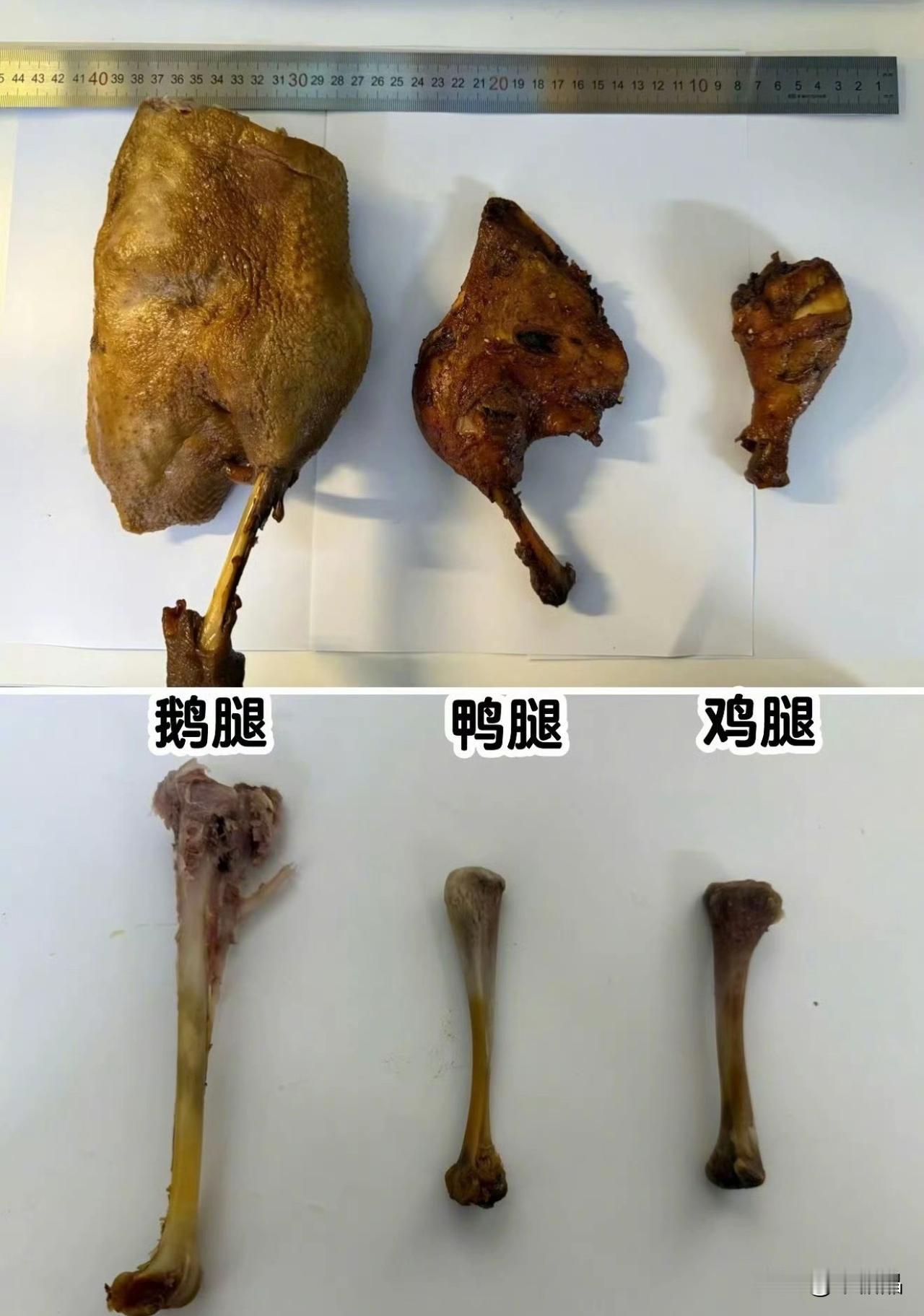 吃了这么多年的鹅鸭鸡肉，傻傻分不清哪个是鹅腿鸭腿和鸡腿！今天您也来看看，以防花了