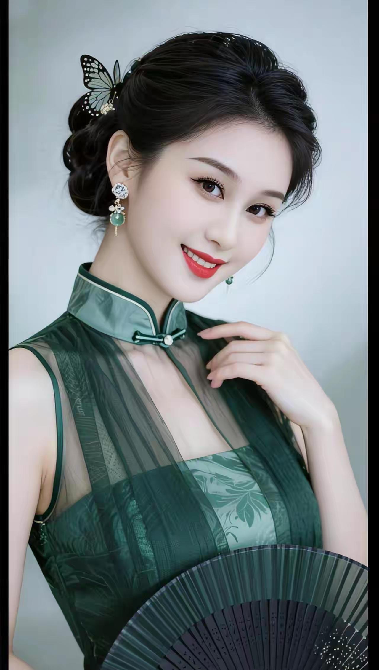 绿色优雅
