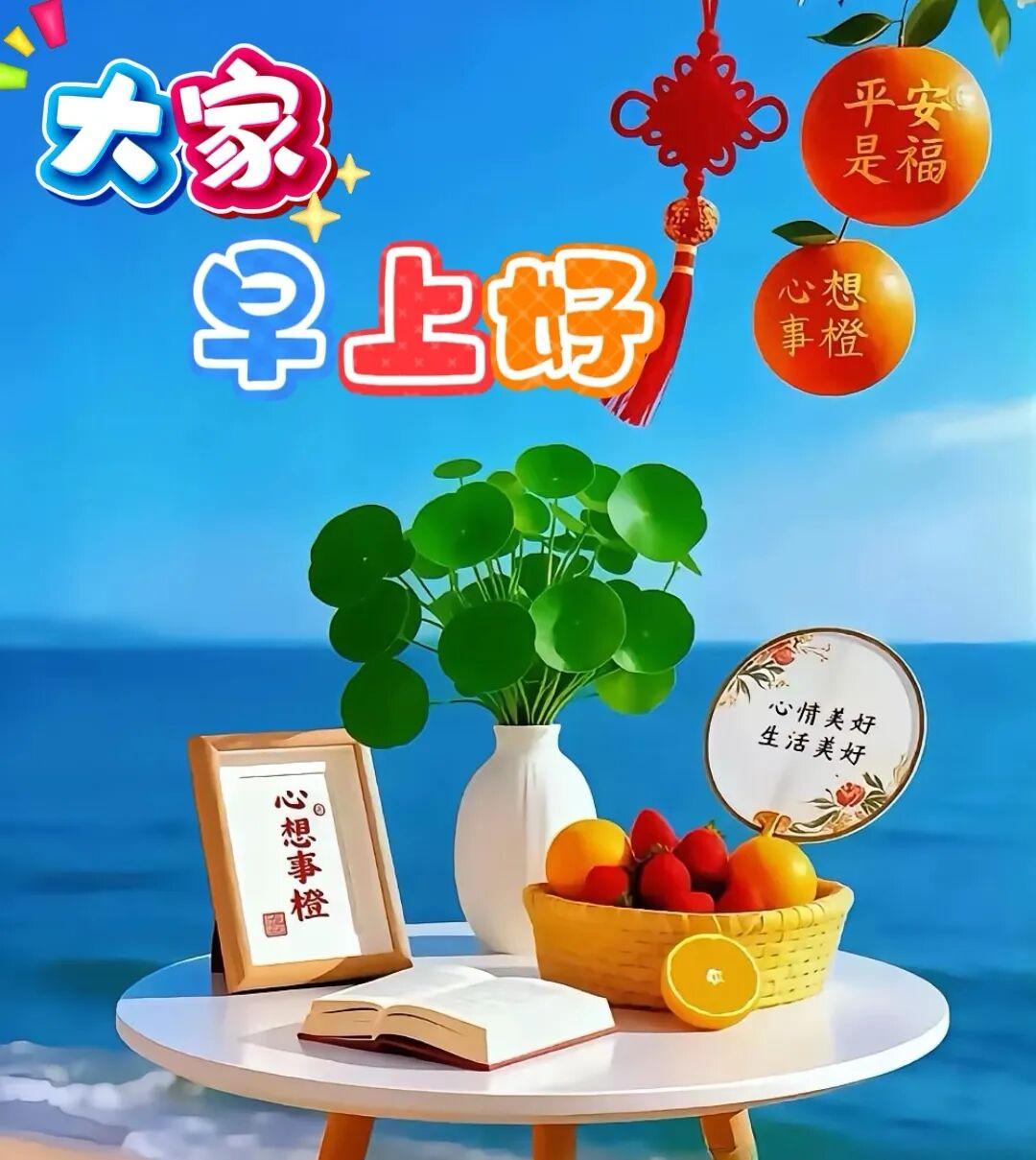 🍃美好的清晨🌅，我们一如既往传递祝福🎊，感恩人生中的友情和缘分💕；愿我们