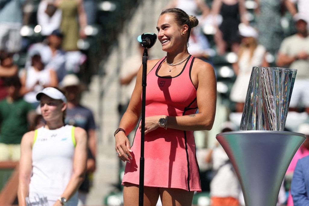 能不能“事不过三”，还得看命。萨巴伦卡过去四年三次打入IW1000赛决赛，终获首