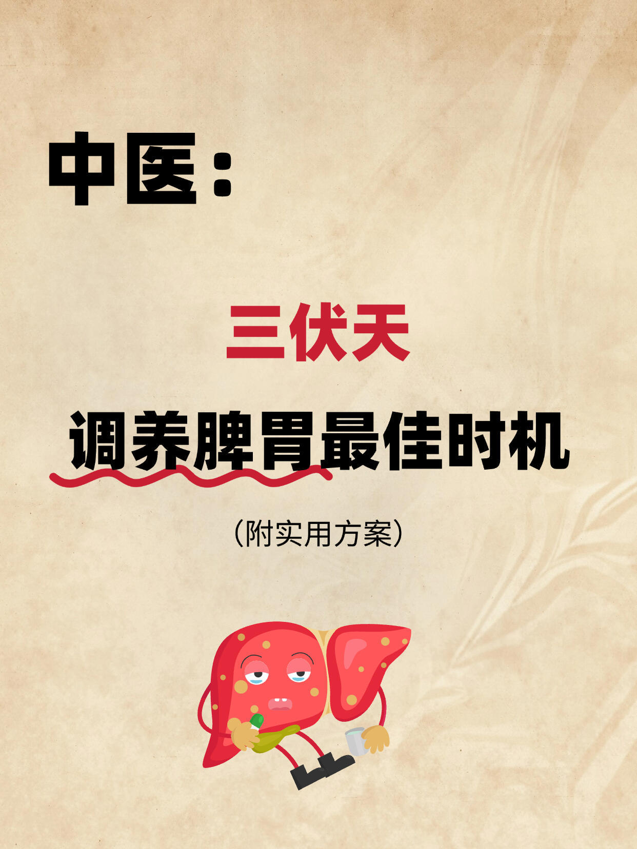 中医说：三伏天是调脾胃最佳时机！姐妹们！抓住一年一次调养脾胃的黄金期——三伏天来