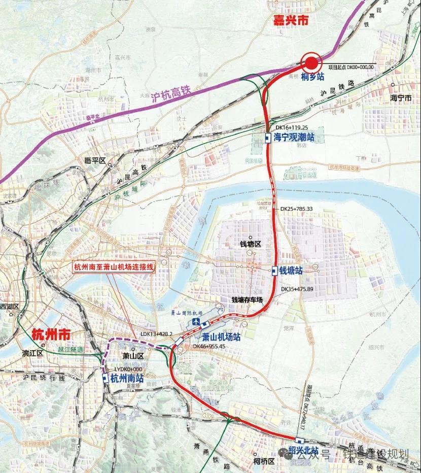 11月27日消息，杭州机场高铁海宁观潮站站房及相关工程施工资格预审公告发布，该工