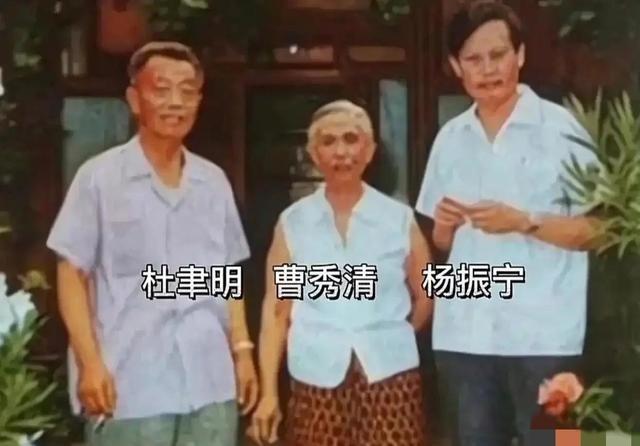 直到杨振宁获诺贝尔奖后，杜聿明才知道杨是他的女婿。还是杨振宁的父亲杨武之亲自到功