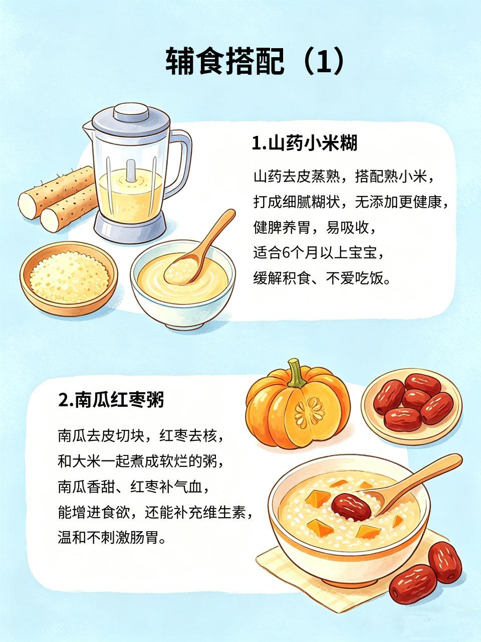孩子不爱吃饭、脾胃弱？辅食这样搭很多家长都困扰孩子不爱吃饭、脾胃虚弱，其实辅食