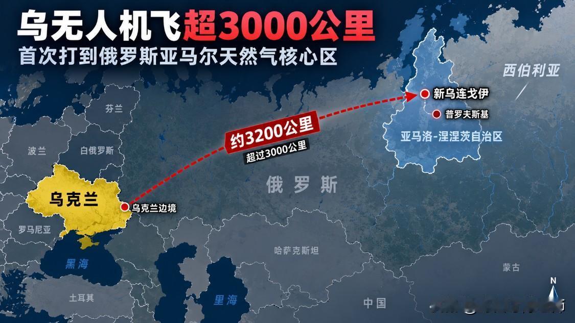 乌军无人机奔袭超3000公里，命中新乌连戈伊凝析气制备厂！新乌连戈伊凝析气制备厂