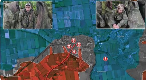 图文：俄军士兵在视频中称宁愿坐牢也不愿意进入已成为死亡象征的红军村在波克罗夫