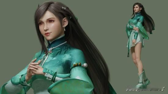 《FF7重生》新MOD变装仙剑月清疏