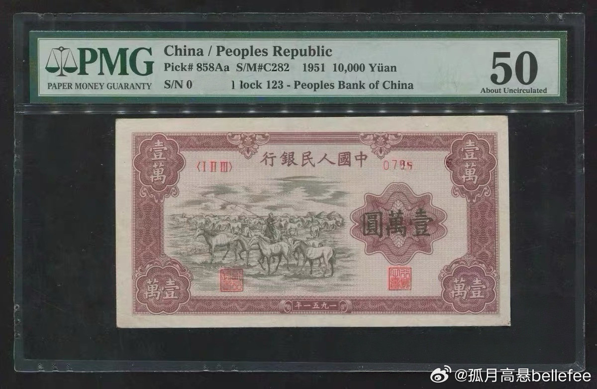 这张牧马图和一套房等价，600万，全球可查存世量不足百张，品相好的才十几枚这张1