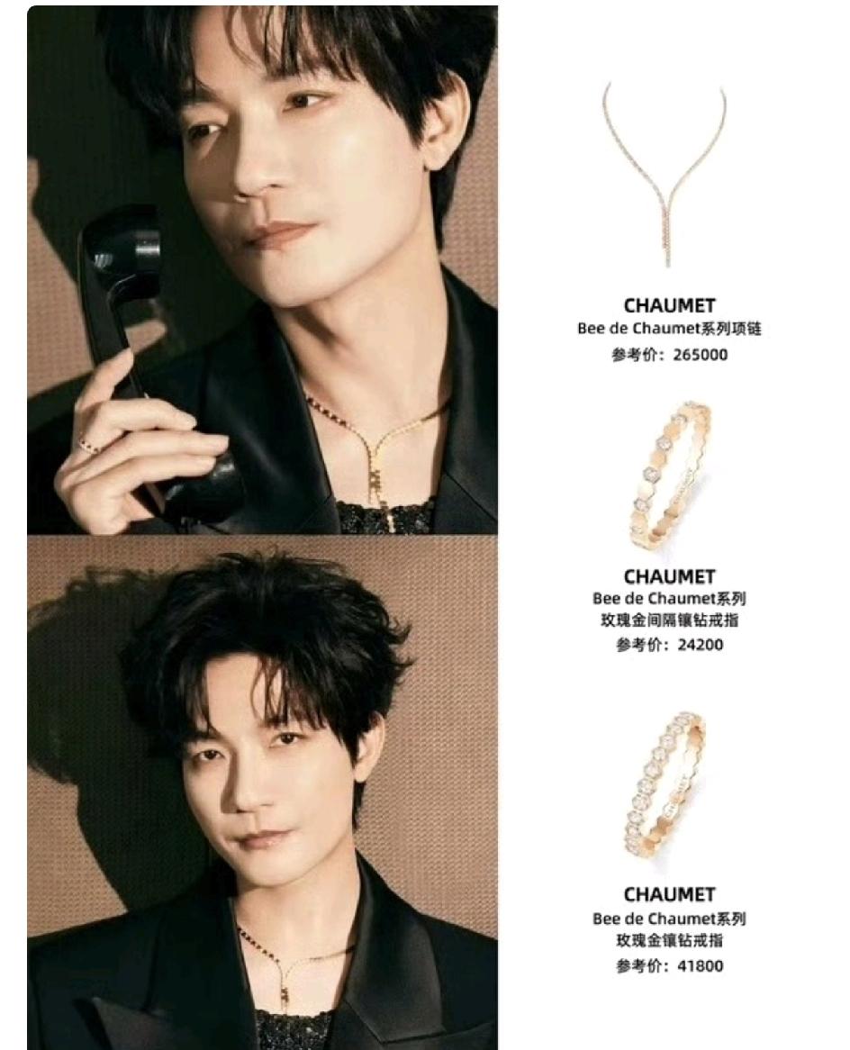 陈楚生微博之夜的项链价值265000，这么贵哦！难怪这么好看！他好像特别爱戴