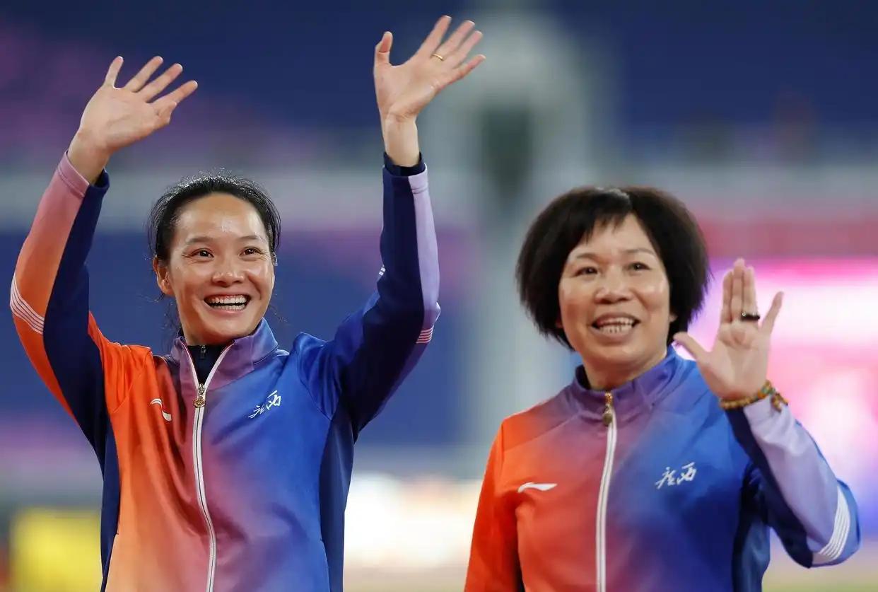 没想到韦永丽还在跑100米，更让人没想到的是这次全运会她还获得了银牌，要知道她已