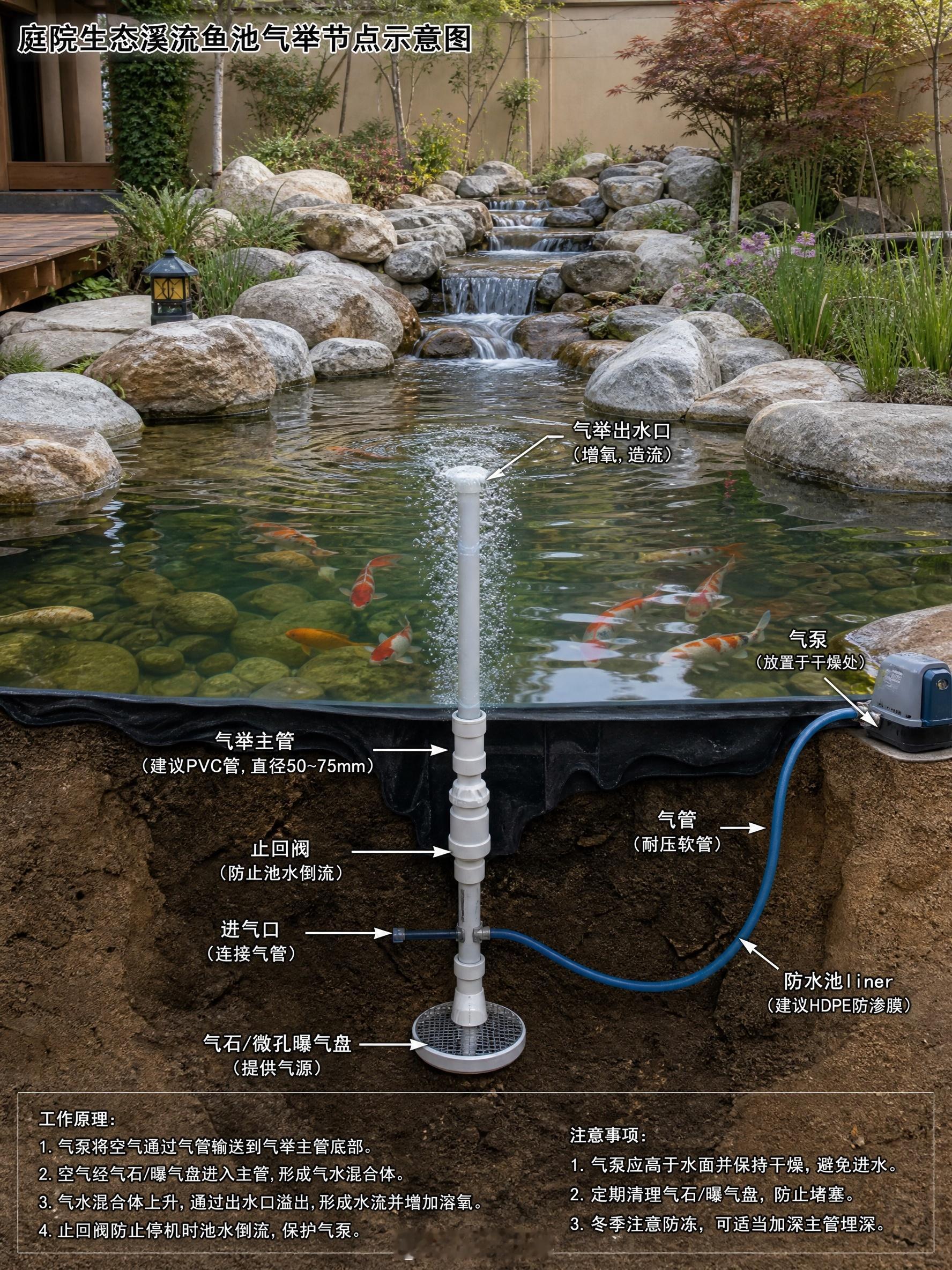 涨知识，景观水池的底部构造…遇见艺术