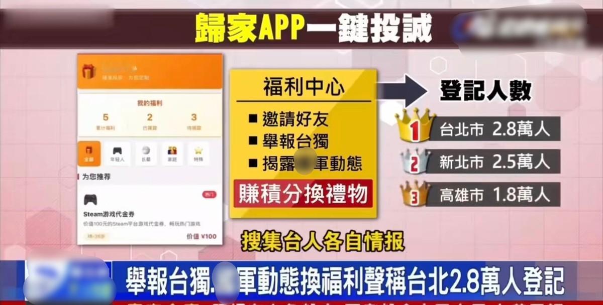 “投诚”APP爆火，岛内十余万人登记，祖国统一进入倒计时？太牛了，这届网友杠