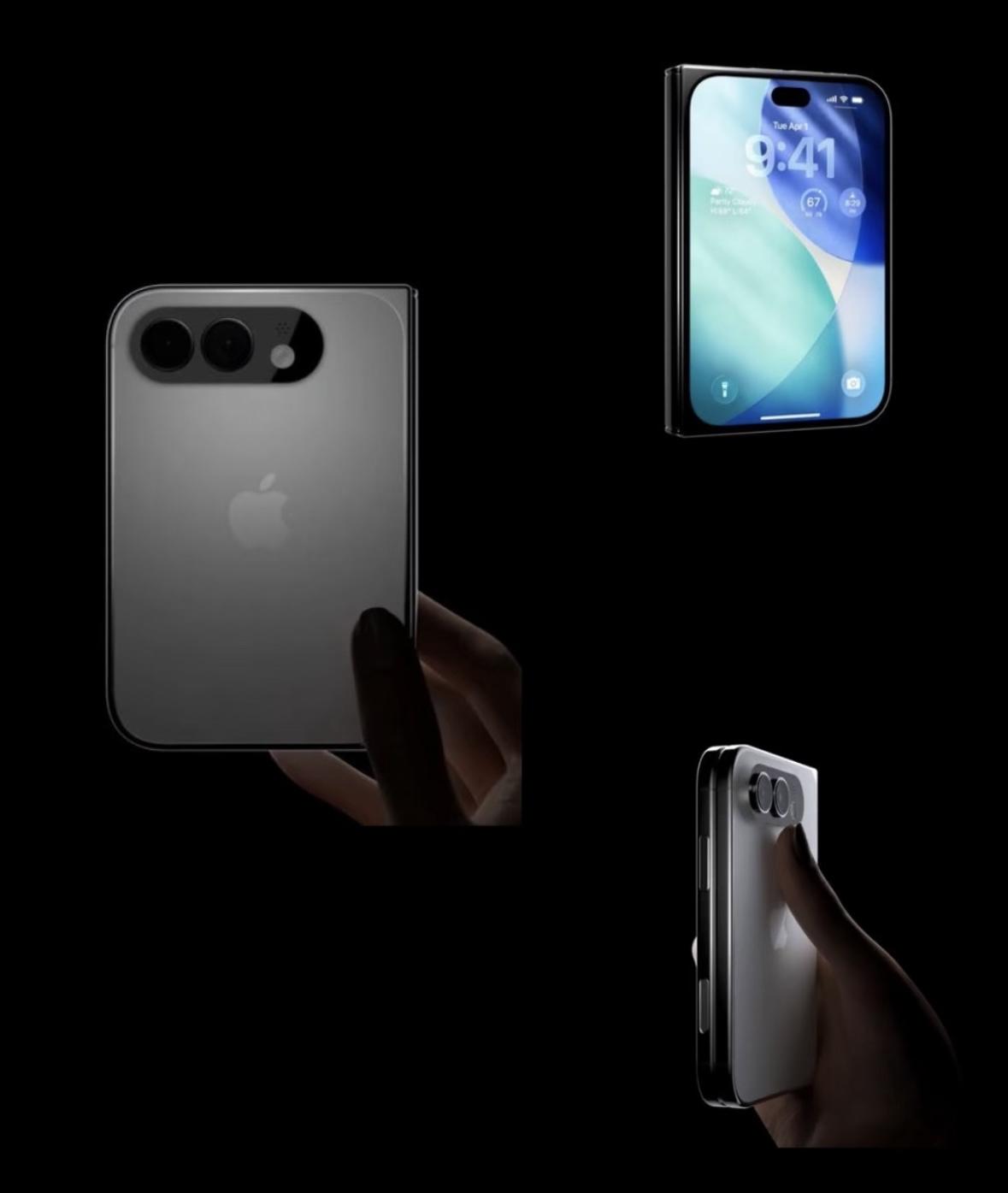 “几乎与折痕”，那就是还是有折痕，没能做到纯平直板只有一块屏幕，两块屏幕折叠