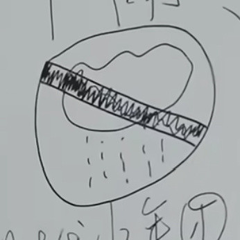 时常感觉严浩翔是童话世界来的。祈祷别下雨是画了一个下雨禁止符号。