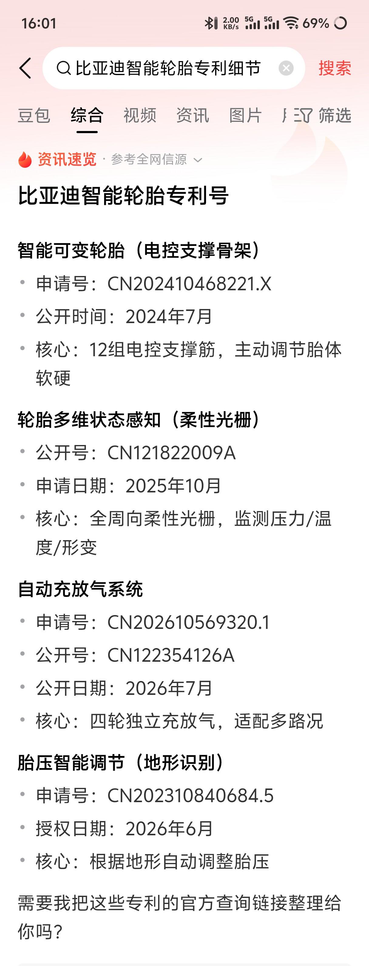 不务正业的比亚迪终于把手伸到了轮胎上来了！[捂脸哭]如果这项发明专利成功量产了，