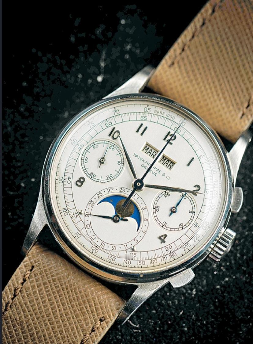 拍卖行富艺斯周日称，一枚曾在2016年创下史上最贵腕表拍卖纪录的百达翡丽（Pat