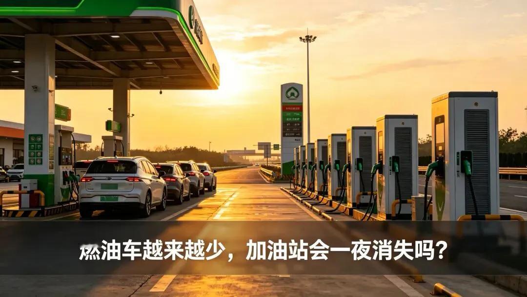 加油站，正在被时代抛弃？你有没有发现，身边的加油站越来越冷清了？最新数据扎心了：2026年7月，只有