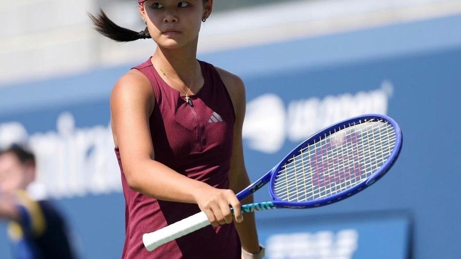 祝贺我国又一个青少年女单大满贯得主诞生美网青少年女单决赛，我国世界第一孙心然2