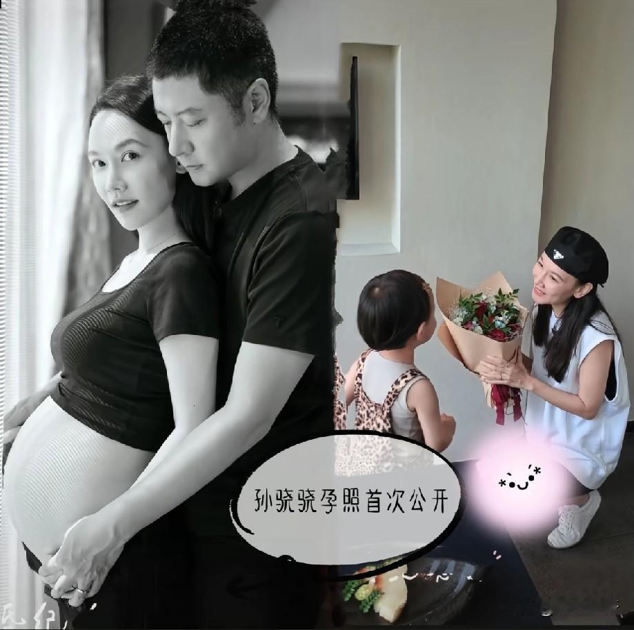任重官宣孙骁骁怀二胎，孕照首曝光，儿女双全引网友祝福近日，演员任重大方官宣