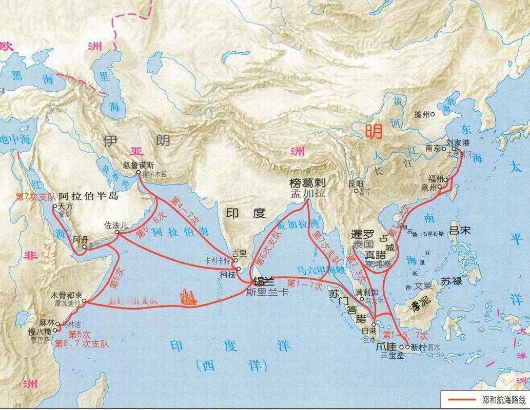 六百年前中国在印度有多牛？大明永乐年间，在今日印度和南亚那儿，不仅有两块疆土
