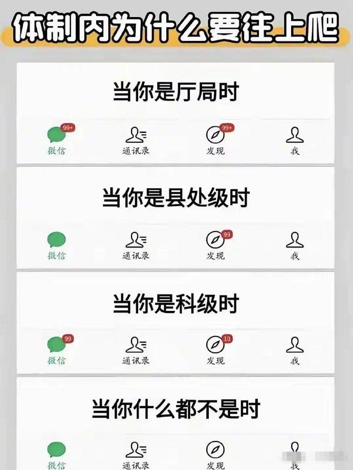 这就是为什么大家都想往上爬的原因，太现实了！一张图看透社会分层：99+的微信