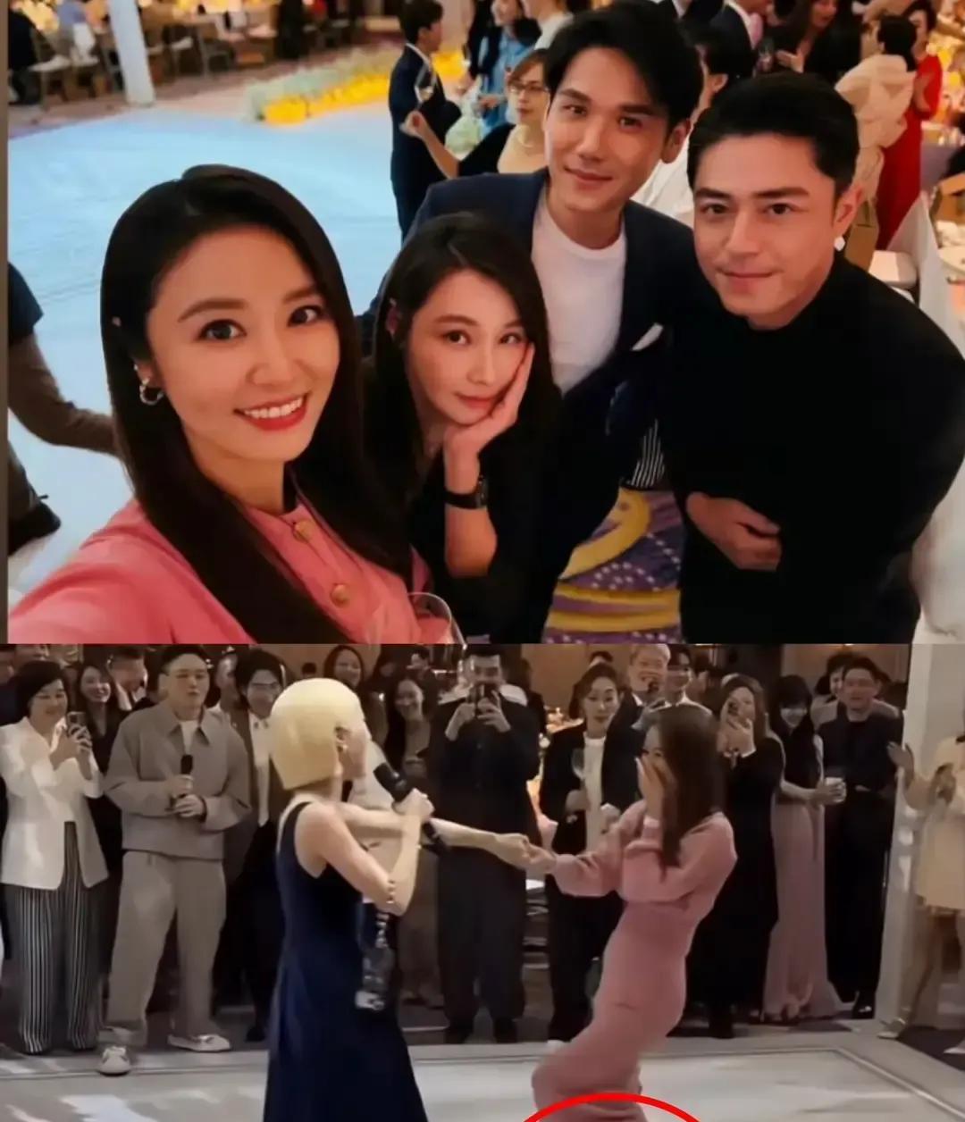 真的被林心如这一幕惊艳到了！在这个名利场里，敢当众脱鞋热舞的女明星，除了她，