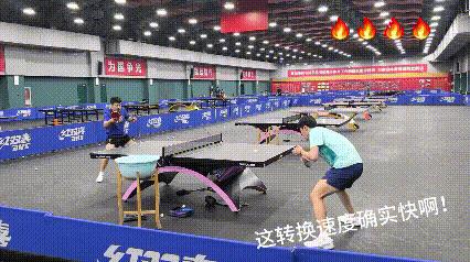 终于看到莎莎了！国家队现在是放假的，很多队员都回省队了，莎莎没有回，反而是老杨去