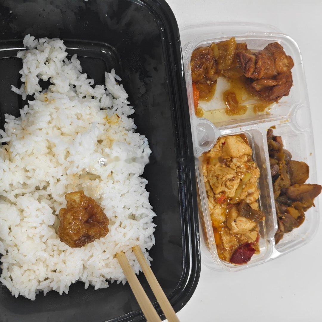 前天和昨天的午餐。