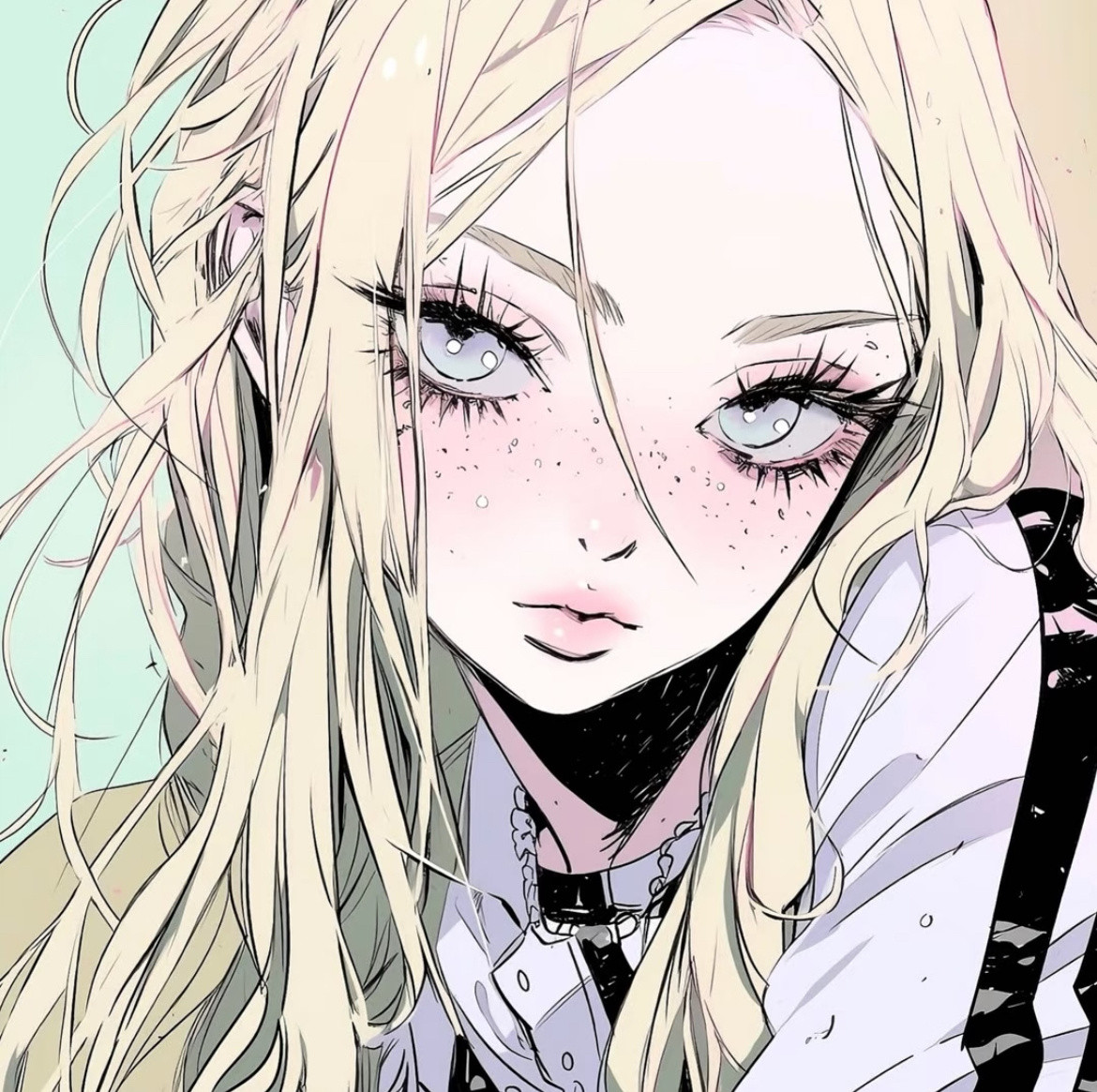 𝙒𝙚𝘾𝙝𝙖𝙩｜古早动漫女头🖤｜治愈可爱💭｜无水印分享🤍