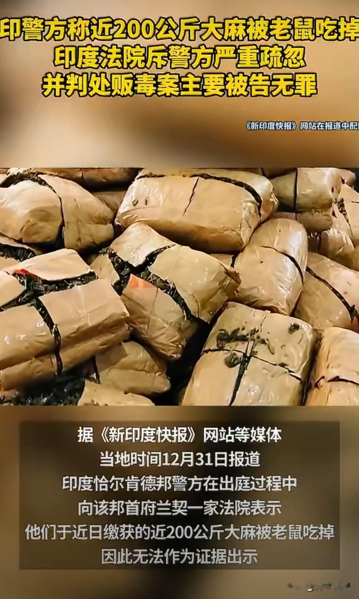 这老鼠怕是成精了吧，看了环球时报的新闻，笑死了。印度恰尔肯德邦警方在公路上截