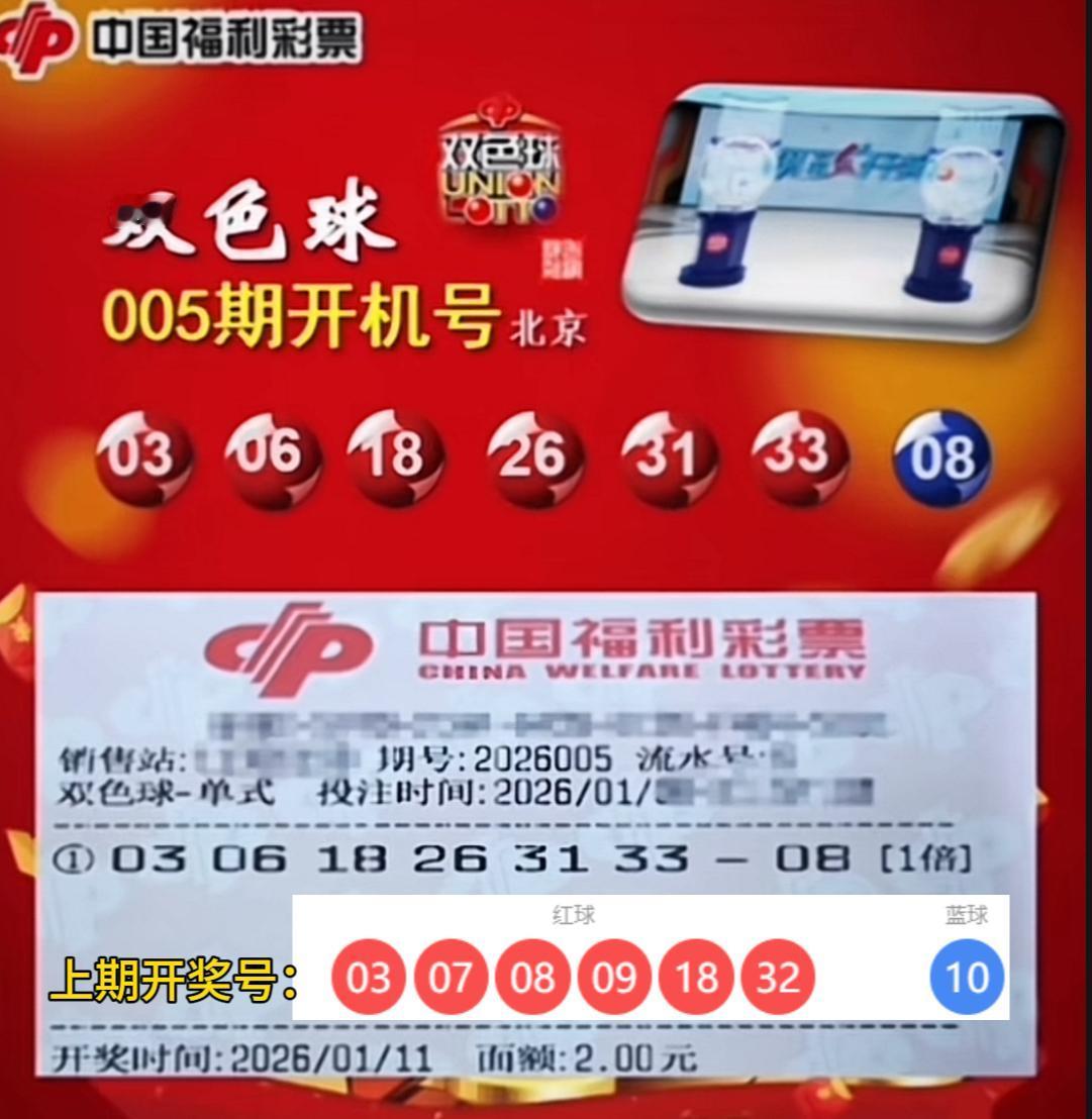 双色球第26005期开机号码已揭晓，本期看点频出，细节颇值得玩味：1.与