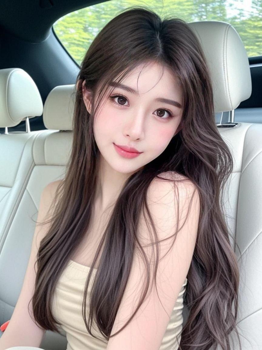 车内甜拍 原来ai写真可以这么美 人生总得有一套ai写真吧 谁拍谁好看...
