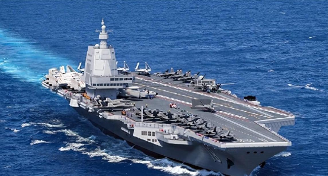 004号将成史上最大航母？排水量有望12万吨，为何比福特级还大？那艘正在拼装