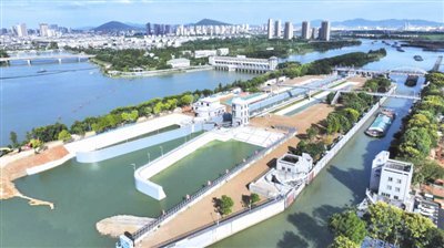 巢湖船闸扩容改造工程进入冲刺阶段