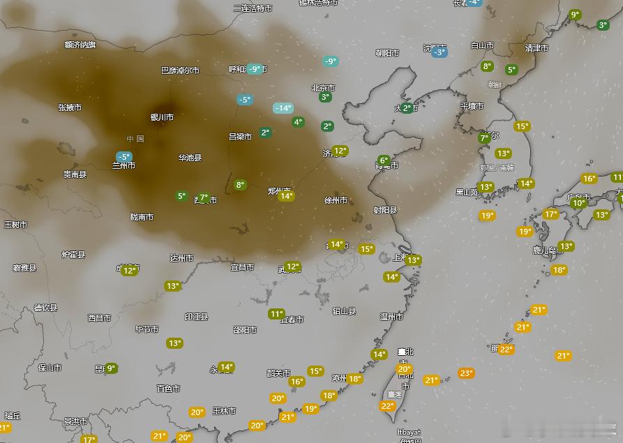 粉尘污染沙尘暴北方大部有大范围沙尘天气