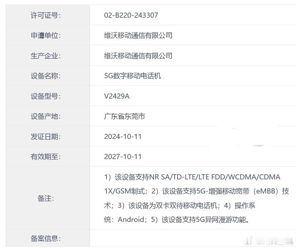 看来vivo的Xfold5要来了，用的是骁龙8Gen3，6365电池，带潜