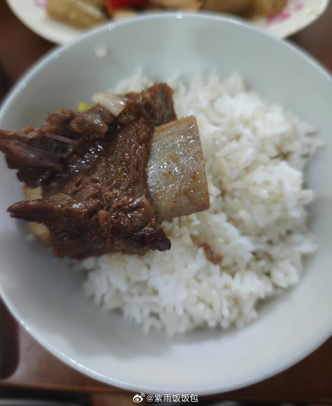 晚餐，牛排骨，真香，看着又想吃了