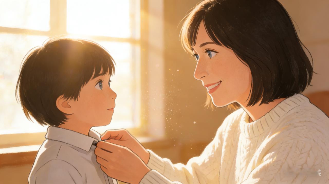 “母亲，才是家庭真正的“风水”，你活开了，孩子的世界就亮了。一个眼里有