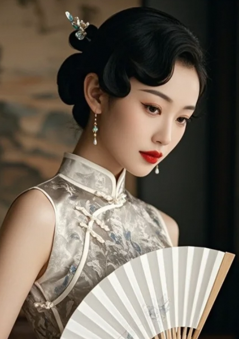 她的眼神里藏着整个银河系
