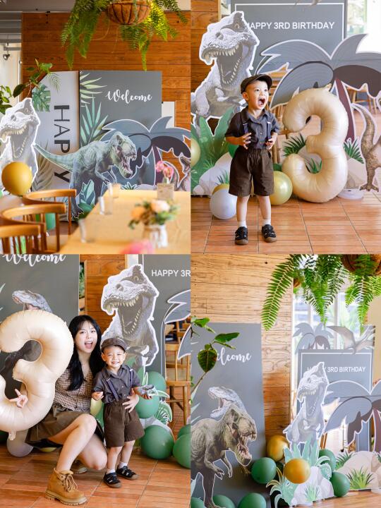 Happy Birthday🦖给儿子的3岁恐龙生日派对
