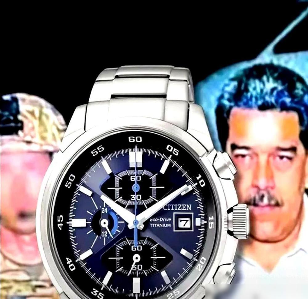 就马杜罗手上那块表，简直是今年最狠的一记耳光。响亮，清脆。直接扇在所有那些，月薪