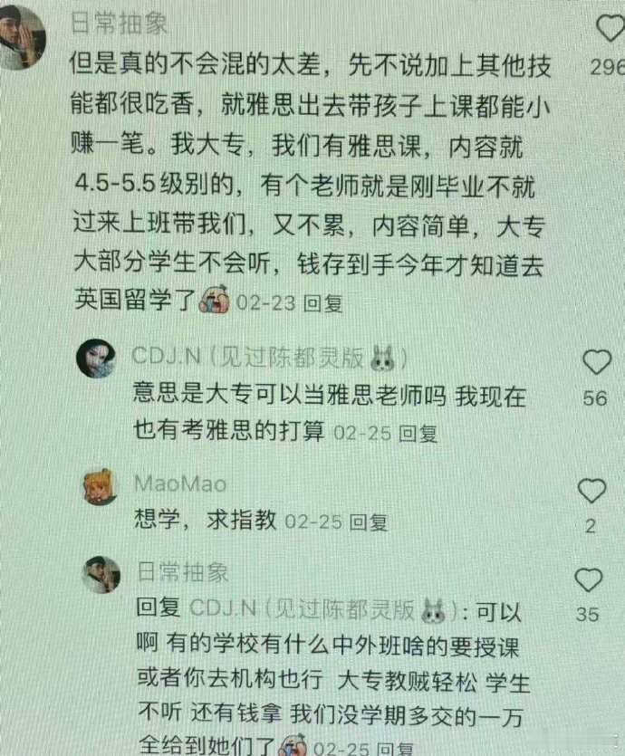 开窍了，原来考雅思的意义不止于出国啊……