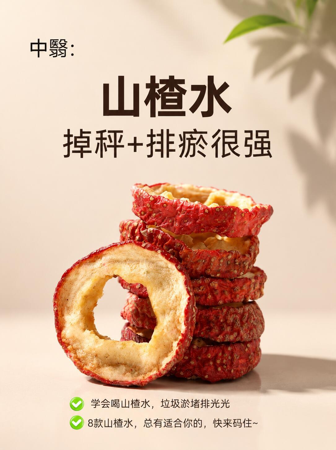 山楂水的8种搭配，轻松化掉全身淤堵～【食养小贴士】食欲不振、减重困难❓可能是脾胃