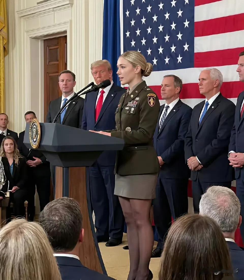 说川普审美没毛病，从他任上肤色深的少、不男不女的几乎看不到这点来看，这背后或许藏