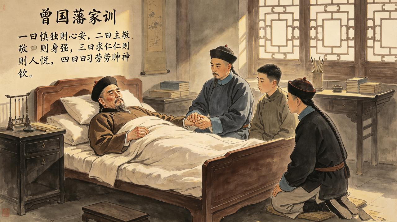 曾国藩临终给儿子留三句话，被称作最实用的百年家训同治十一年（1872年），6