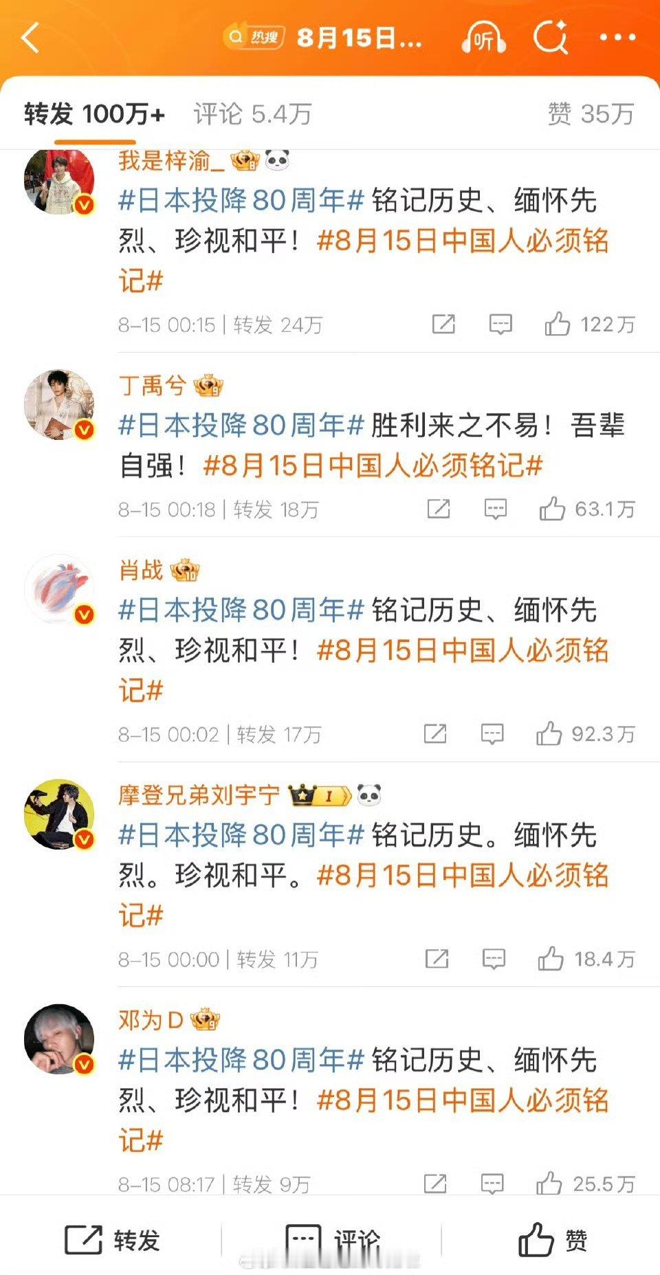目前在流量金字塔尖的：梓渝、丁禹兮、肖战、刘宇宁、邓为​​​